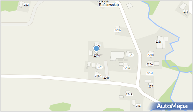 Wola Rafałowska, Wola Rafałowska, 227A, mapa Wola Rafałowska