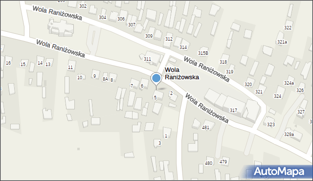 Wola Raniżowska, Wola Raniżowska, 4, mapa Wola Raniżowska