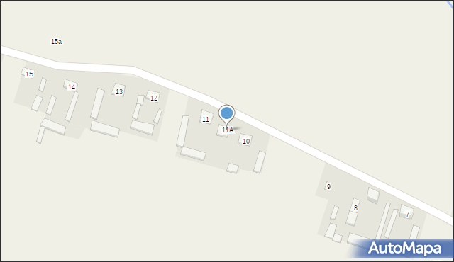 Wola Ręczajska, Wola Ręczajska, 11A, mapa Wola Ręczajska