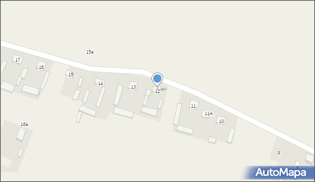 Wola Ręczajska, Wola Ręczajska, 12, mapa Wola Ręczajska