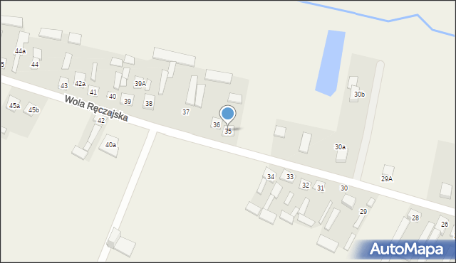 Wola Ręczajska, Wola Ręczajska, 35, mapa Wola Ręczajska