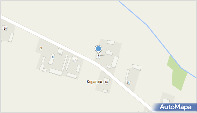 Wola Ręczajska, Wola Ręczajska, 6, mapa Wola Ręczajska
