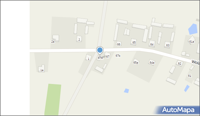 Wola Ręczajska, Wola Ręczajska, 67A, mapa Wola Ręczajska