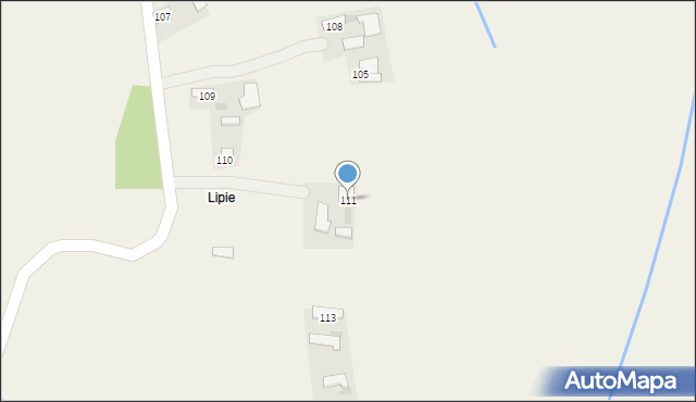 Wola Rogowska, Wola Rogowska, 111, mapa Wola Rogowska