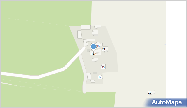 Wola Rowska, Wola Rowska, 14A, mapa Wola Rowska