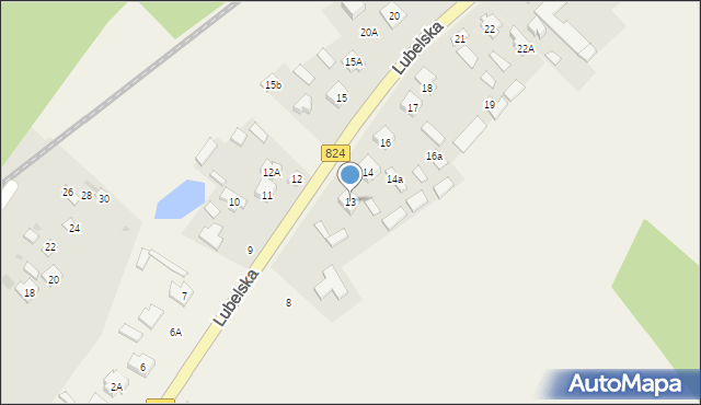 Wola Rudzka, Wola Rudzka, 13, mapa Wola Rudzka