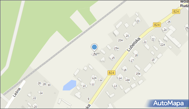 Wola Rudzka, Wola Rudzka, 15b, mapa Wola Rudzka
