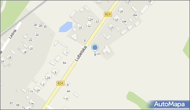 Wola Rudzka, Wola Rudzka, 8, mapa Wola Rudzka