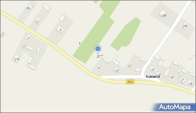 Wola Rzeczycka, Wola Rzeczycka, 10, mapa Wola Rzeczycka