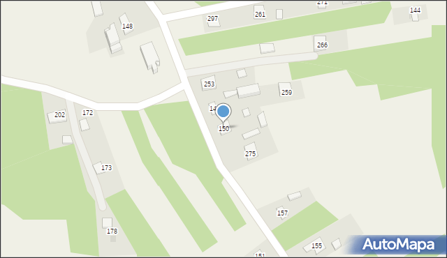 Wola Rzeczycka, Wola Rzeczycka, 150, mapa Wola Rzeczycka