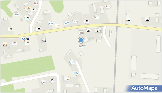Wola Rzeczycka, Wola Rzeczycka, 167, mapa Wola Rzeczycka