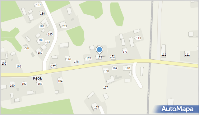 Wola Rzeczycka, Wola Rzeczycka, 173, mapa Wola Rzeczycka