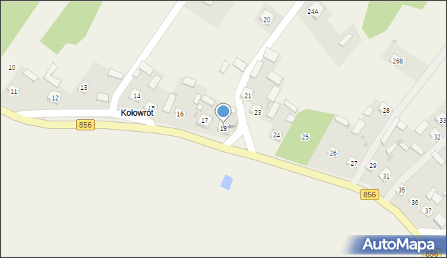 Wola Rzeczycka, Wola Rzeczycka, 18, mapa Wola Rzeczycka