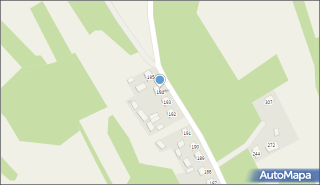 Wola Rzeczycka, Wola Rzeczycka, 194, mapa Wola Rzeczycka