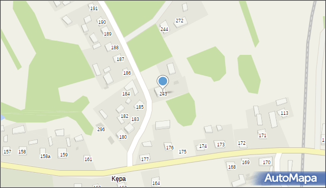 Wola Rzeczycka, Wola Rzeczycka, 243, mapa Wola Rzeczycka