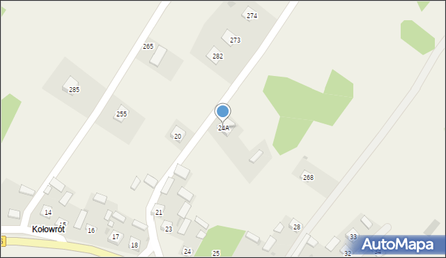 Wola Rzeczycka, Wola Rzeczycka, 24A, mapa Wola Rzeczycka