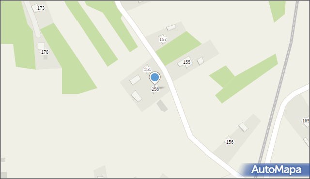 Wola Rzeczycka, Wola Rzeczycka, 256, mapa Wola Rzeczycka