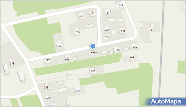 Wola Rzeczycka, Wola Rzeczycka, 271, mapa Wola Rzeczycka