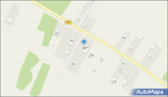 Wola Rzeczycka, Wola Rzeczycka, 280, mapa Wola Rzeczycka