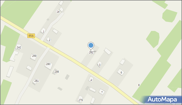 Wola Rzeczycka, Wola Rzeczycka, 291, mapa Wola Rzeczycka