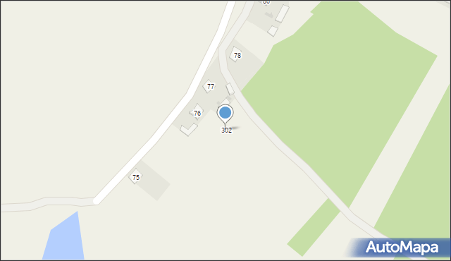 Wola Rzeczycka, Wola Rzeczycka, 302, mapa Wola Rzeczycka