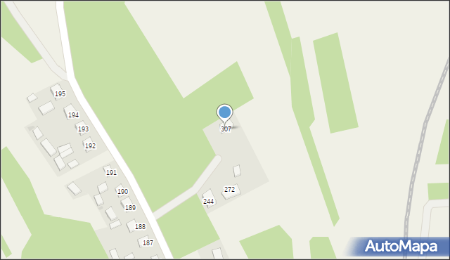 Wola Rzeczycka, Wola Rzeczycka, 307, mapa Wola Rzeczycka
