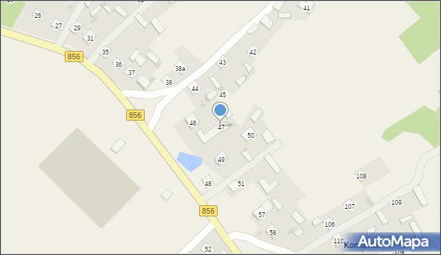 Wola Rzeczycka, Wola Rzeczycka, 47, mapa Wola Rzeczycka