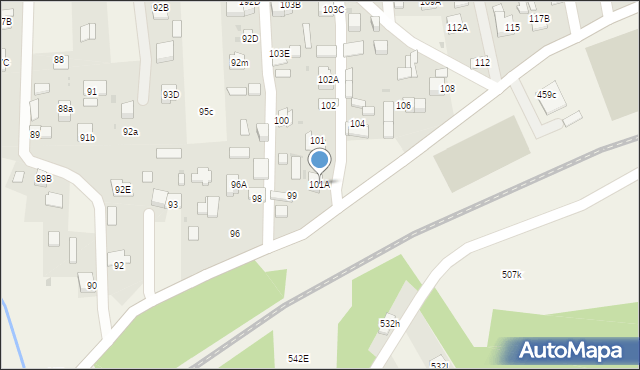 Wola Rzędzińska, Wola Rzędzińska, 101A, mapa Wola Rzędzińska