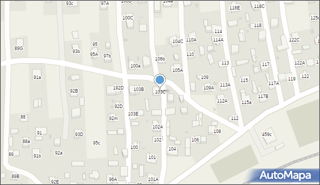 Wola Rzędzińska, Wola Rzędzińska, 103C, mapa Wola Rzędzińska