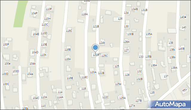Wola Rzędzińska, Wola Rzędzińska, 121A, mapa Wola Rzędzińska