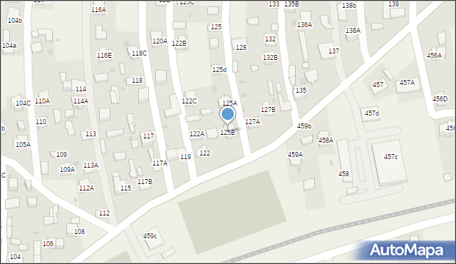 Wola Rzędzińska, Wola Rzędzińska, 125B, mapa Wola Rzędzińska