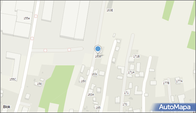 Wola Rzędzińska, Wola Rzędzińska, 163d, mapa Wola Rzędzińska