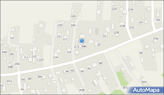 Wola Rzędzińska, Wola Rzędzińska, 218A, mapa Wola Rzędzińska