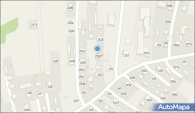 Wola Rzędzińska, Wola Rzędzińska, 251d, mapa Wola Rzędzińska