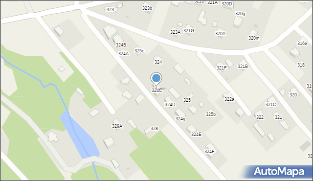 Wola Rzędzińska, Wola Rzędzińska, 324C, mapa Wola Rzędzińska