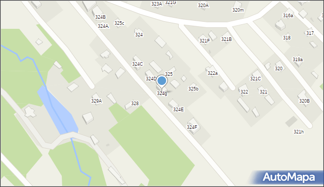 Wola Rzędzińska, Wola Rzędzińska, 324g, mapa Wola Rzędzińska