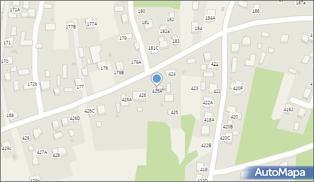 Wola Rzędzińska, Wola Rzędzińska, 425A, mapa Wola Rzędzińska