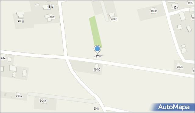 Wola Rzędzińska, Wola Rzędzińska, 487w, mapa Wola Rzędzińska