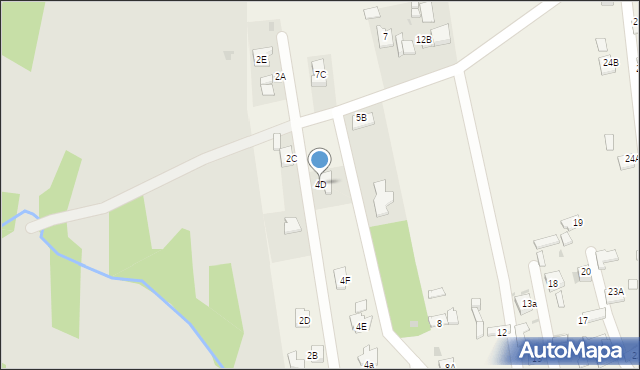 Wola Rzędzińska, Wola Rzędzińska, 4D, mapa Wola Rzędzińska