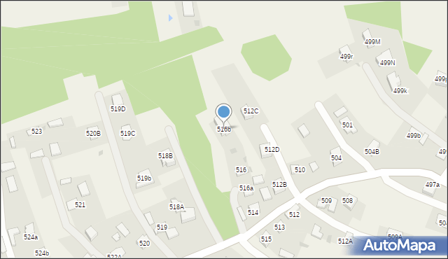 Wola Rzędzińska, Wola Rzędzińska, 516b, mapa Wola Rzędzińska