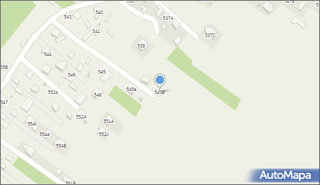 Wola Rzędzińska, Wola Rzędzińska, 543B, mapa Wola Rzędzińska