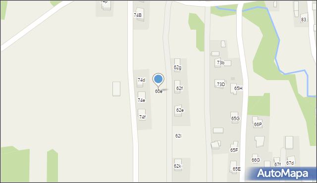 Wola Rzędzińska, Wola Rzędzińska, 60e, mapa Wola Rzędzińska