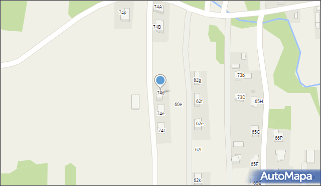 Wola Rzędzińska, Wola Rzędzińska, 74d, mapa Wola Rzędzińska