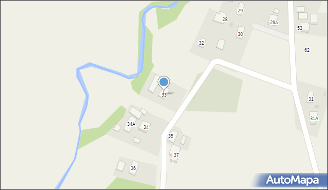 Wola Sękowa, Wola Sękowa, 33, mapa Wola Sękowa