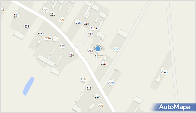 Wola Sernicka, Wola Sernicka, 211b, mapa Wola Sernicka