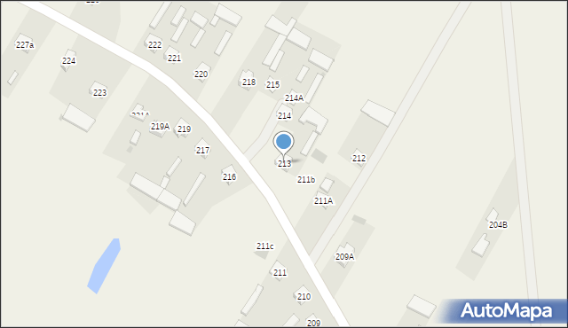 Wola Sernicka, Wola Sernicka, 213, mapa Wola Sernicka