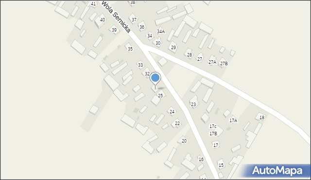 Wola Sernicka, Wola Sernicka, 26, mapa Wola Sernicka