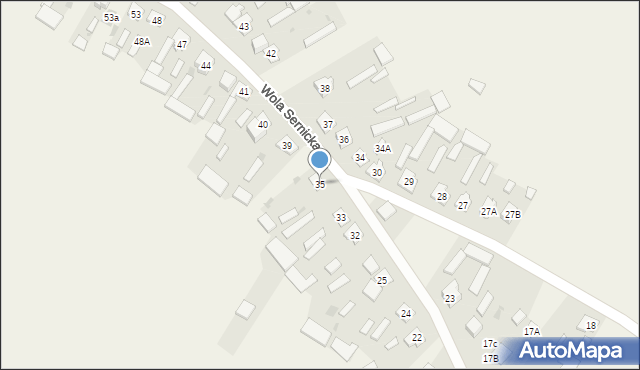 Wola Sernicka, Wola Sernicka, 35, mapa Wola Sernicka