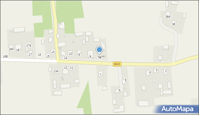 Wola Siennicka, Wola Siennicka, 7A, mapa Wola Siennicka