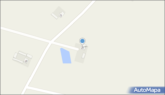 Wola Skarbkowa, Wola Skarbkowa, 20, mapa Wola Skarbkowa